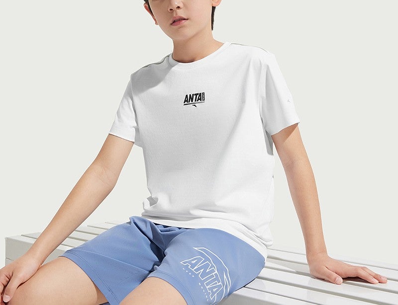 ANTA Kids CloudSoft Quick-Dry Tee – Lightweight Breathable Sports T-Shirt - Image 1