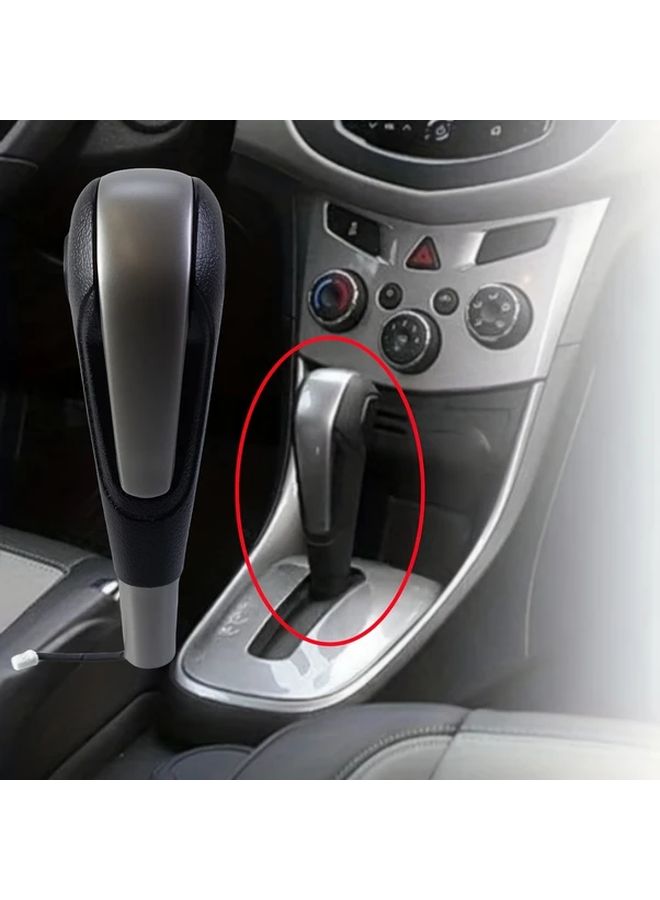 Dark Gray Manual Car Gear Shift Knob for Chevy Aveo 2011 2012 2013 2014 2015 2016 2017 Sonic 2012 2013 2014 2015 2016 2017 Trax 2014 2015 2016 2017 Automatic Transmission Shifter Lever Head Interior Accessory High Quality Plastic Upgrade - Image 4