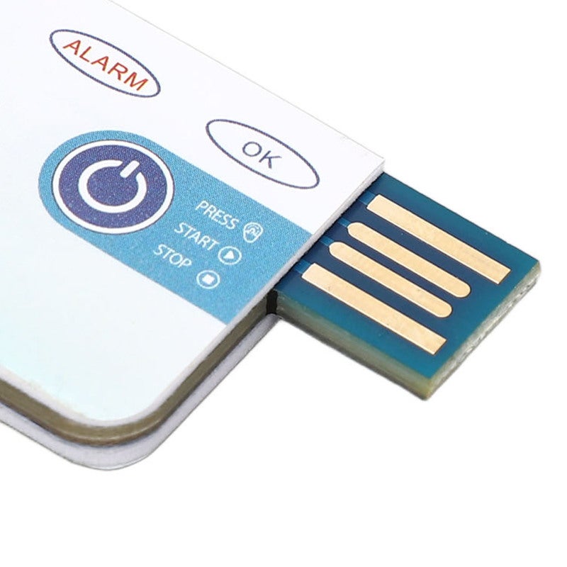 USB Temperature Logger 10000 Data Groups ±0.5℃ Precision - Instant PDF Report Generation Portable Temperature Sensor for Cold Chain Transport Food Medicine Chemical Storage Monitoring - Image 3