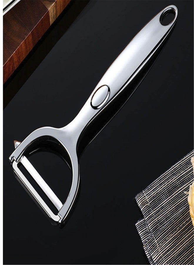 MYOSOTIS Vegetable Peeler,Fruit,Apple, Potato Peeler Stainless Steel Sharp photato Cutter Y-Shaped kitchen Gadget Peeling Portable Home Kitchen Tools-5 Years of Warranty - Image 1