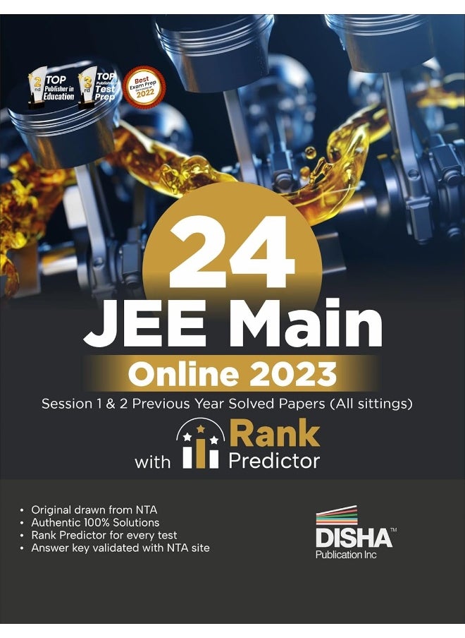 24 JEE Main Online 2023 Previous Year Solved Papers (All sittings) with Rank Predictor  - Image 1