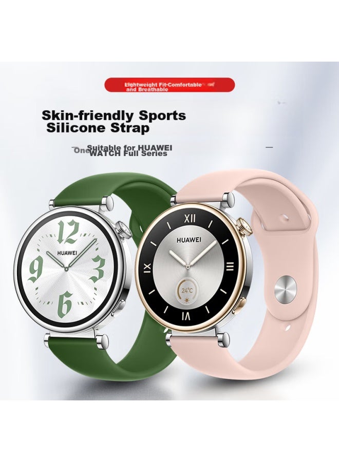 Wei Qiantu Weiqianto متوافق مع Huawei Watch Band لـ Gt4/gt5/pro/gt3pro/watch4pro/3pro، حزام سيليكون رياضي للرجال، 46/48mm - Image 2