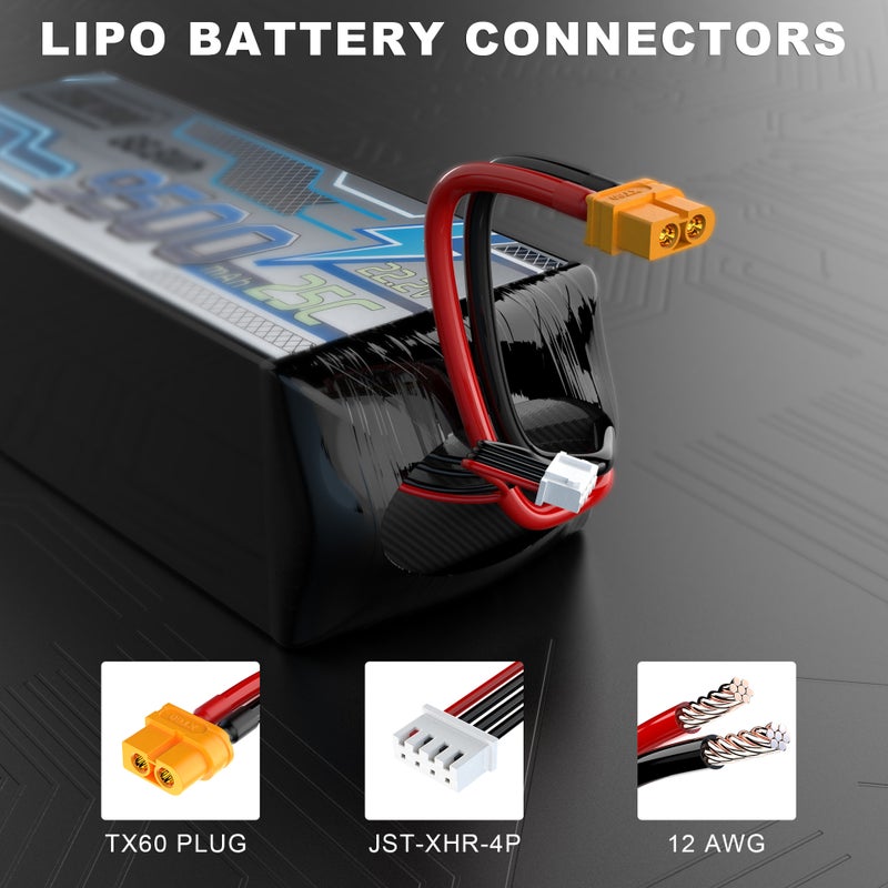 Custom High-Capacity, High-Discharge Rate Li-Polymer Battery for FPV Drones and RC Cars - Image 2