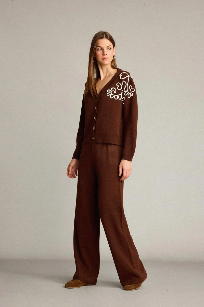 Defacto Long Fit tall hem Trousers