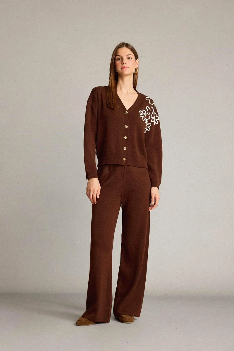 Defacto Long Fit tall hem Trousers