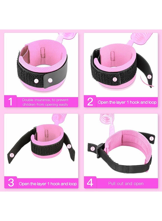 2 PCS Baby Kids Safety Anti-lost Strap Walking Harness Toddler Wrist Band Leash Belt 1.5-meter - Image 4