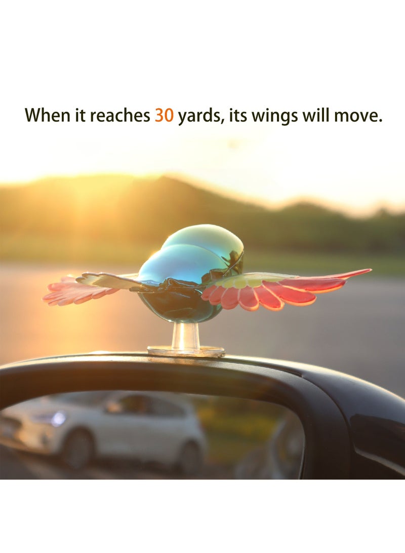 Flying Bird Motorcycle Car Creative Ornaments Wind Power Free Plug-in Car Decoration Simulation Ornaments - Image 4