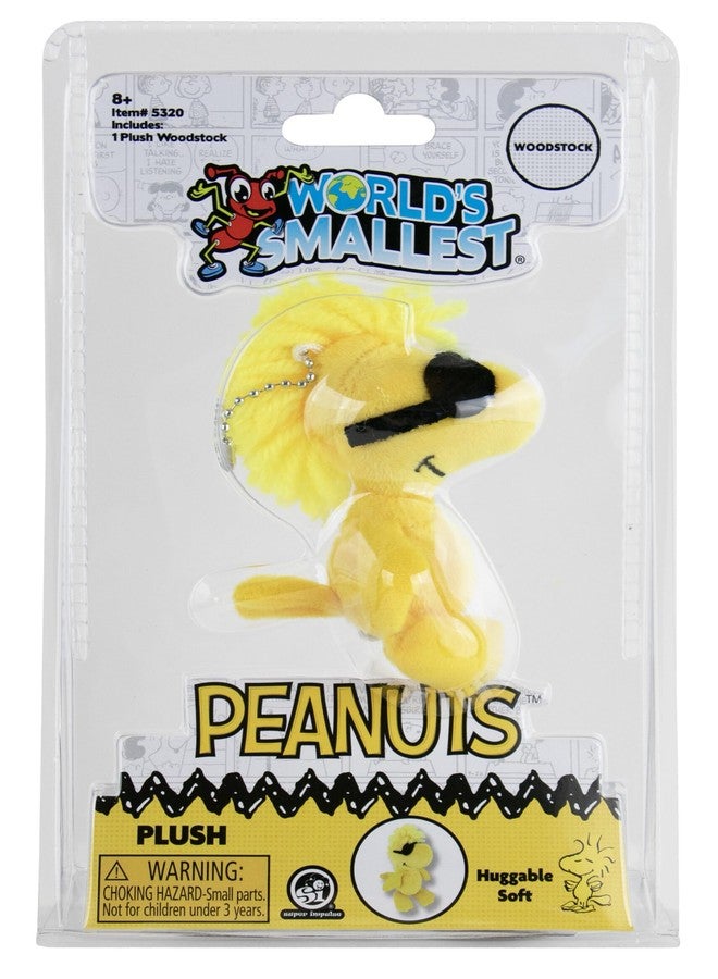 World's Smallest Peanuts Plush - Woodstock - Image 1