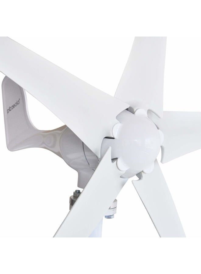 Pikasola Wind Turbine Generator Kit 400W 24V with 5 Blade, Wind Generator Kit with Charge Controller, Wind Power Generator for Marine, RV, Home, Windmill Generator Suit for Hybrid Solar Wind System - Image 3