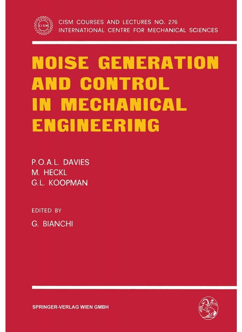 Noise Generation and Control in Mechanical Engineering 