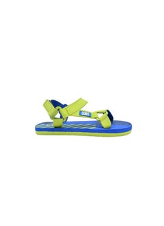 CUBS Royal Blue - Neon Green Boys Sporty Sling CUBS Sandal 28  - Image 3