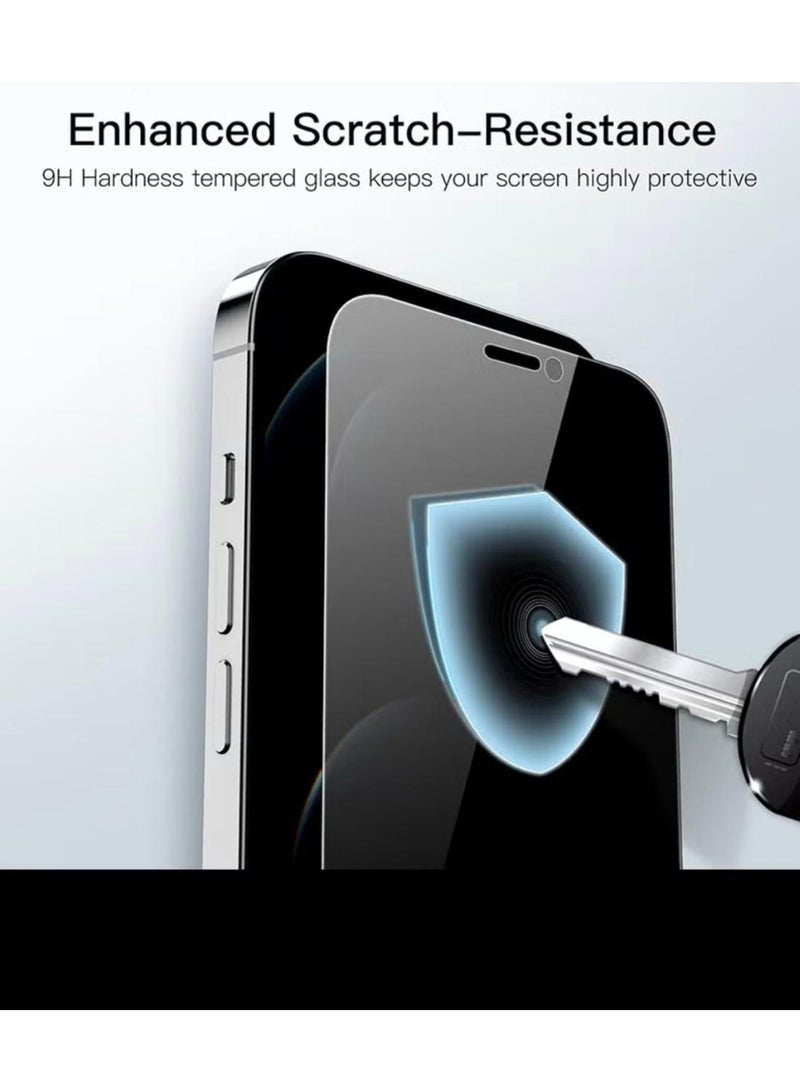 Privacy Screen Protector For Apple iPhone 14Pro  9H Hardness Anit Spy Tempered Glass [100% Privacy Protection], Bubble Free Easy Installation, Full Coverage And Anti Scratch - Image 4