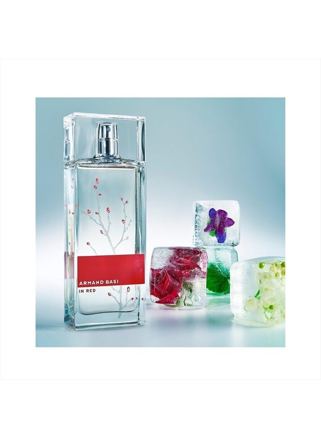 ARMAND BASI Red By Armand Basi For Women. Eau De Toilette Spray 3.4 Ounces - Image 4