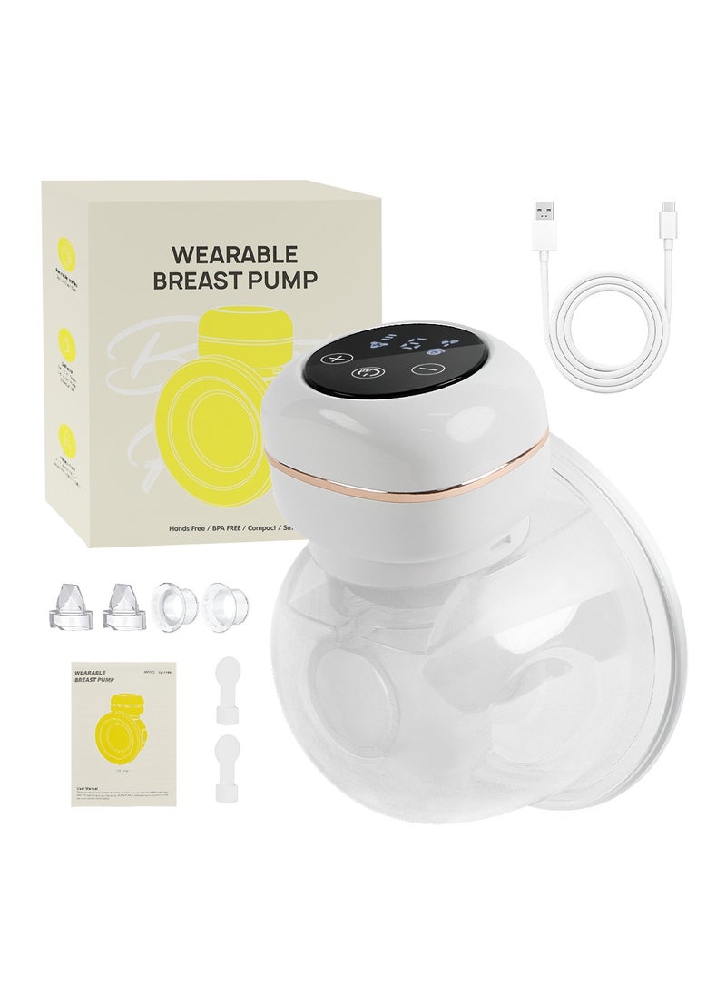 Electric Breast Pump, Breast Pump Milk Suction Device Hands Free with 3 Modes, 9 Levels, LCD Display, Wearable Breast Pump Low Noise Rechargeable Milk Extractor - pzsku/Z030777E460CE46EF3BC4Z/45/_/1723741723/7f427d4a-56ae-4519-a96c-397ba7b67859