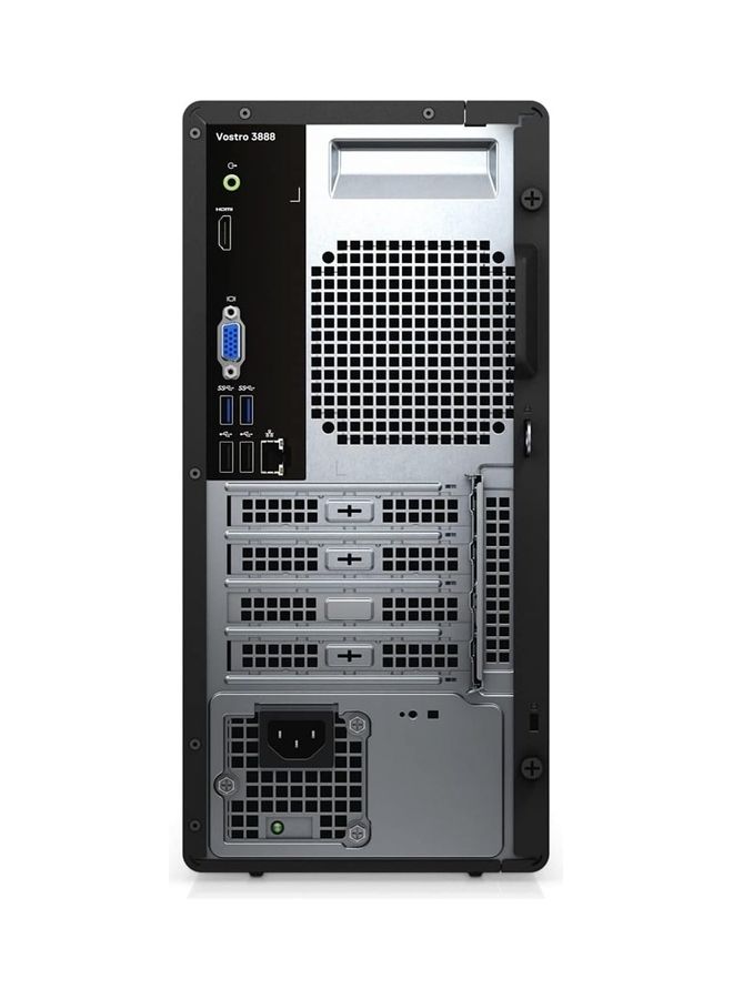 DELL Vostro 3888 Tower PC, Core i7 Processor/8GB RAM/1TB HDD/Integrated Graphics/Windows 10 Pro English/Arabic Black - Image 4