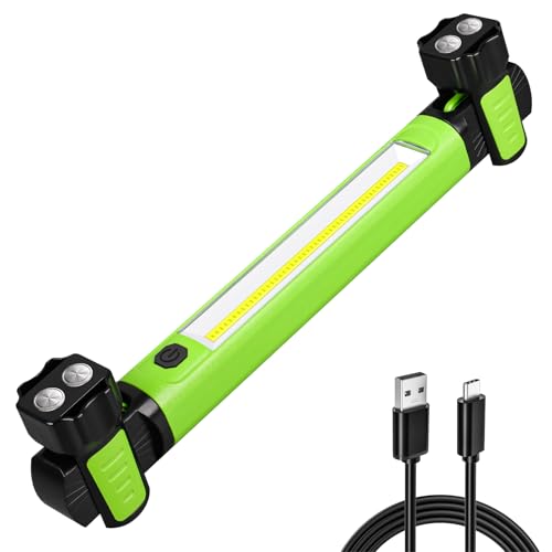 ropelux Work Light, 2500LM Bright LED Work Lights, 5200mAh Rechargeable Magnetic Underhood Work Light with Hooks, Cordless Battery Powered Mechanic Light for Car Repairing/Inspection/Garage/Workshop/Emergency - Image 1