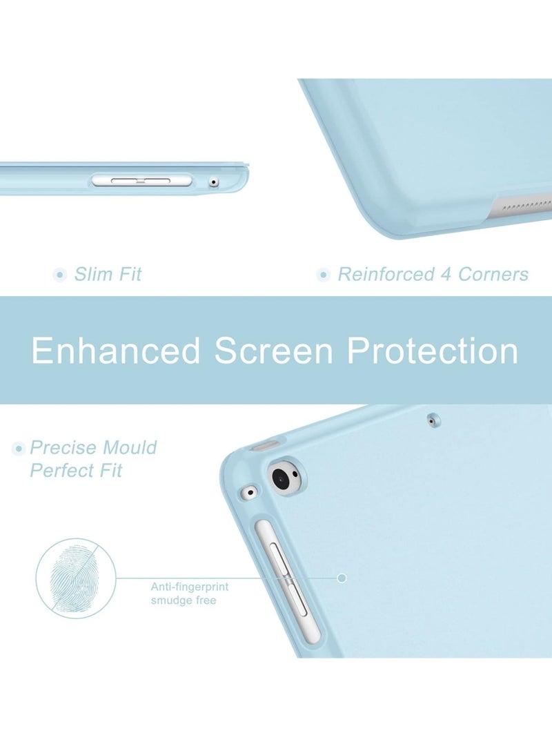 Rock Pow Case Cover for iPad 9.7 Inch Case iPad 6th 5th Generation Cases iPad Air 2, iPad Air Case Slim Soft TPU Cover Stand Smart Case for iPad 9.7 2018 2017 Model iPad Air 2 Air 1 - Image 4