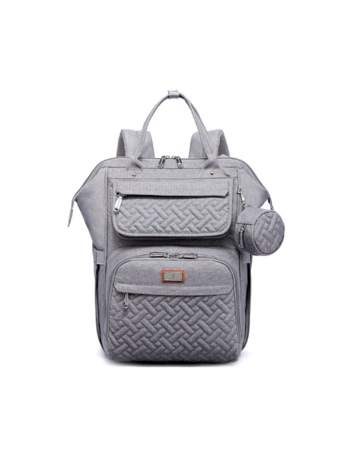 BabbleRoo Multifunctional Baby Changing Backpack – Large Diaper Bag with Changing Mat, Pram Straps, and Dummy Pouch – Travel-Friendly Baby Bag - Image 1