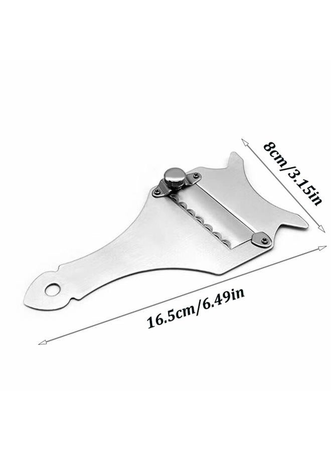 Wenplus Professional Stainless Steel Truffle Slicer with Adjustable Blade, Truffle Cutter Cheese Sc Chocolate Shaver Vegetable Peeler(A) - Image 2