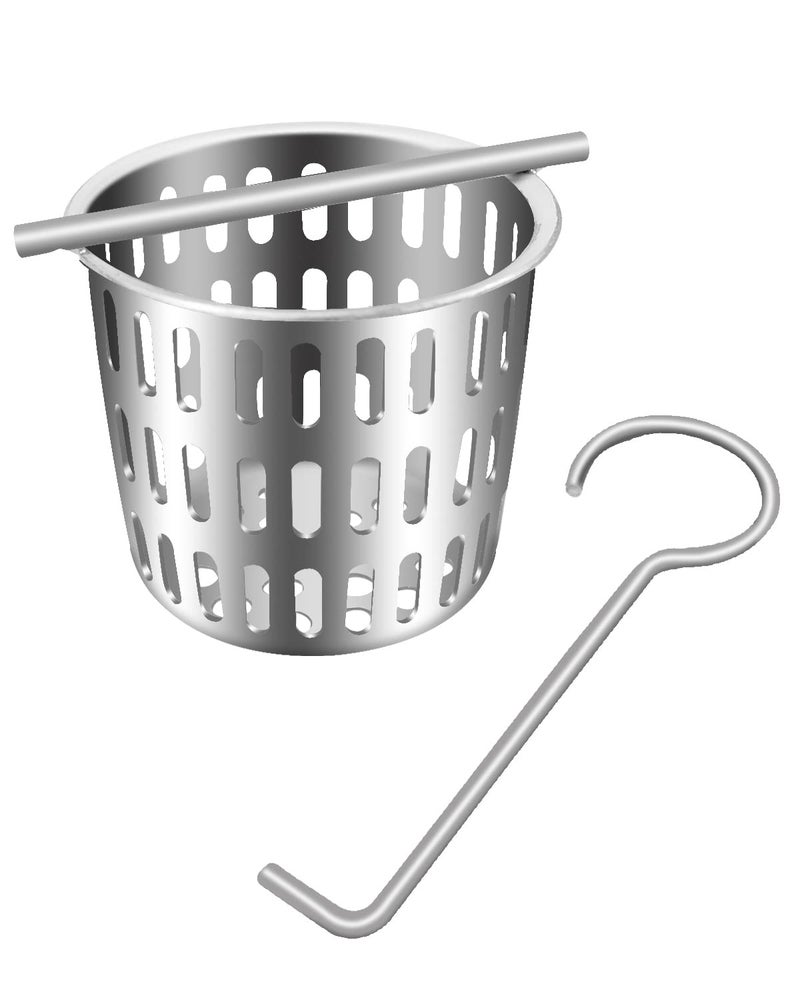 PNYZIK 2 Inch Hair and Debris Strainer, Shower Drain Strainer with Lifting Hook, Stainless Steel Debris Basket Shower Drain Catcher, Hair Catcher for Floor Drain - Image 1