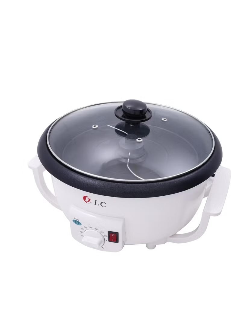 LC Electric Coffee Roaster 800W - Automatic Bean Roaster with Adjustable Settings, Cool Down Function, and Transparent Chamber - Image 3
