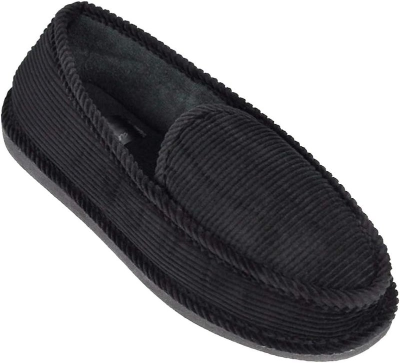 Child's Size 11-4 Black Corduroy Shoes (Black