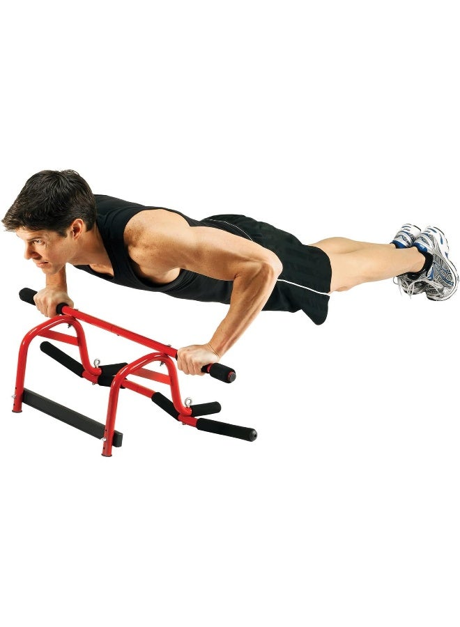 GoFit GF-CL-DCUS Chin Up and Pull Up Bar for Doorframes, Red - Image 5