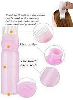 TWIREY Hair Oil Bottle Oil Comb 120Ml Hair Tools Hair Dye Applicator Brush Bottles Styling Tool Hair Colouring (Pack Of 1)  - Image 4