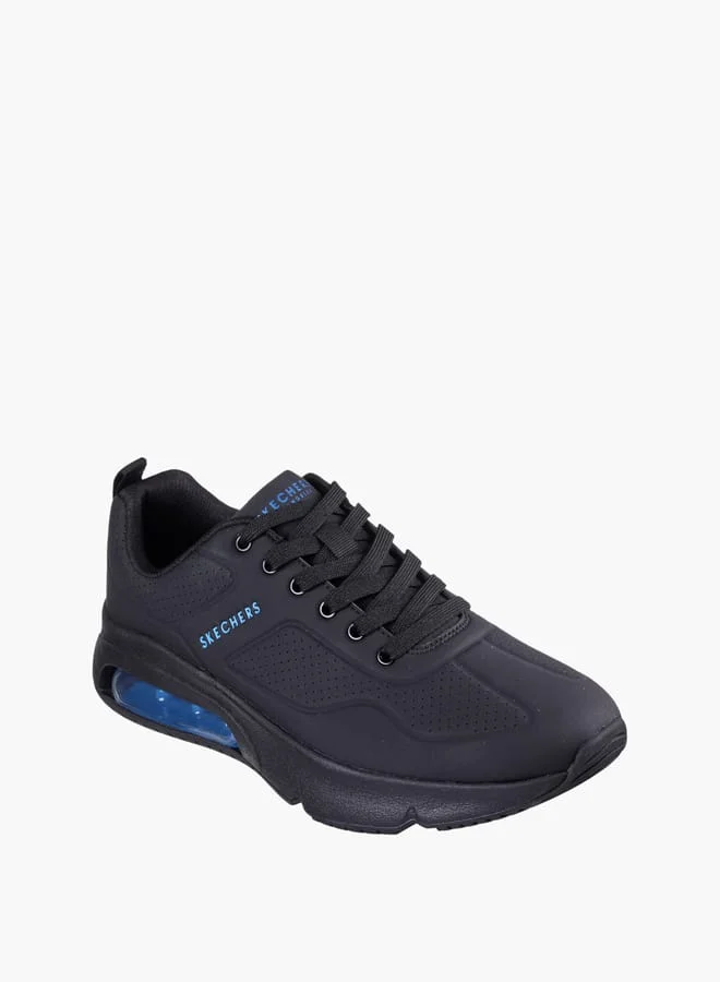 SKECHERS Men's Perforated Sports Shoes with Lace-Up Closure - UNO EVOLVE