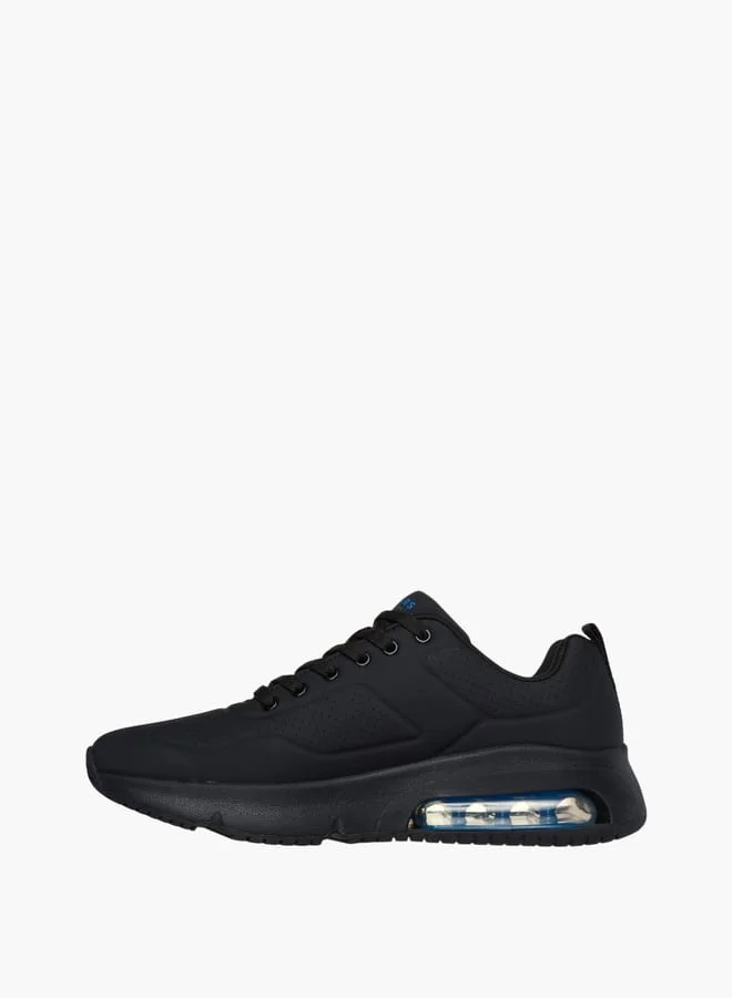 SKECHERS Men's Perforated Sports Shoes with Lace-Up Closure - UNO EVOLVE