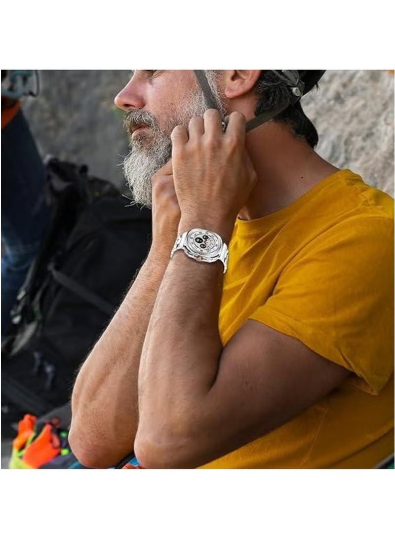 GENNEXT Stainless Steel Band Compatible with Samsung Galaxy Watch Ultra 47mm (2024) – Premium No Gap Business Metal Strap for Galaxy Watch 7 Ultra – Stylish Replacement Wristband for Men & Women - Image 5