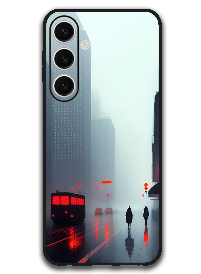 Theodor Protective Case Anti Scratch Shock Proof Bumper Cover For Samsung Galaxy S24 FE Abstract 4 - Image 1