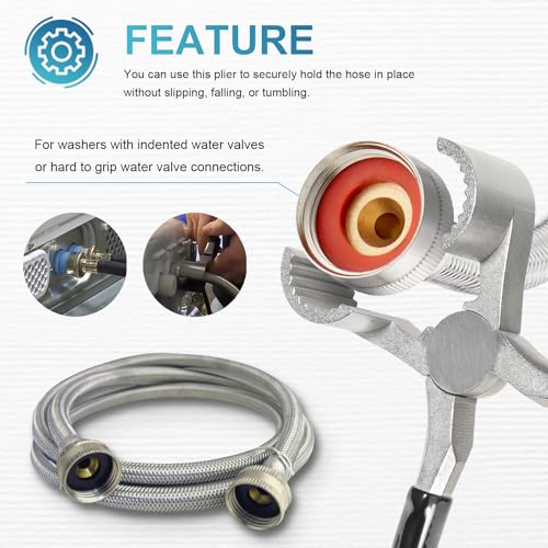 Deargooday Washer Hose Plier for Washing Machine Inlet Hoses THP-1 20001120 - Image 4