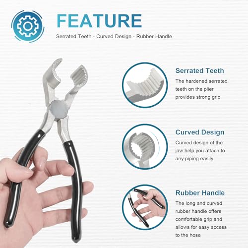 Deargooday Washer Hose Plier for Washing Machine Inlet Hoses THP-1 20001120 - Image 3