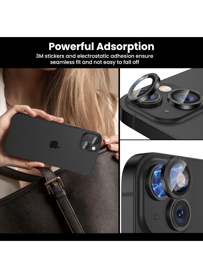 Camera Lenses Compatible with iPhone 14 or 14 Plus - Black - Image 3