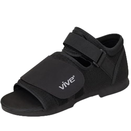 Vive Rounded Post Op Shoe for Injured Foot Orthopedic Recovery Shoes for Women Men Lightweight Adjustable Medical Walking Shoe for Post Surgery Stress Fracture Bunions Sprains Left or Right XLarge - Image 1