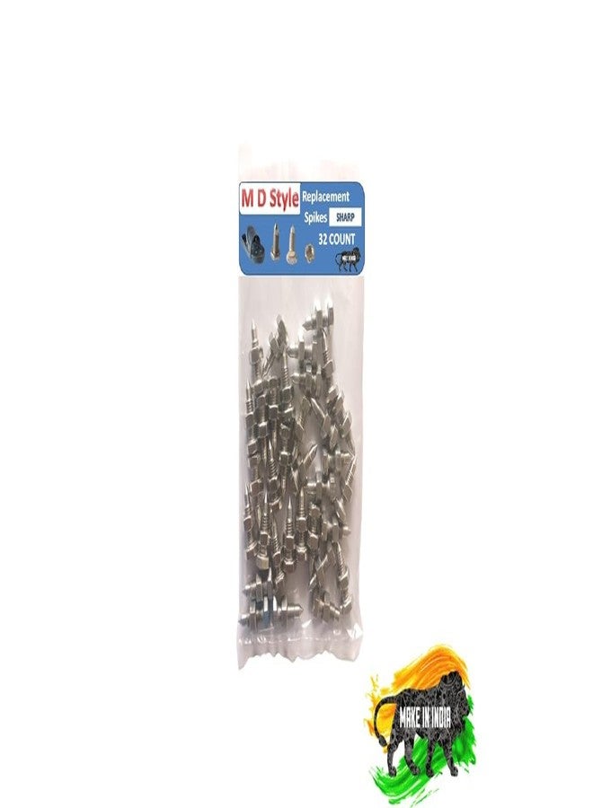 MD Style Replacement Spikes Sharp For All Size Shoes for Epoxy Coating Work Fully Assembled Perfect for Floor Epoxy, Overlays, Cover Installation/Epoxy Spike (REPLACEMENT SPIKES - 32 Nos.) - Image 2