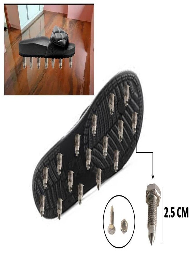 MD Style Replacement Spikes Sharp For All Size Shoes for Epoxy Coating Work Fully Assembled Perfect for Floor Epoxy, Overlays, Cover Installation/Epoxy Spike (REPLACEMENT SPIKES - 32 Nos.) - Image 4