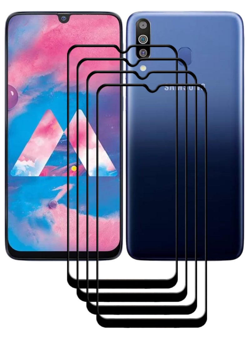 ACLIX 4 Pieces Antistatic ESD Dustproof Premium Quality High Definition Tempered Glass Screen Protector Designed For Samsung Galaxy M30 - Image 1