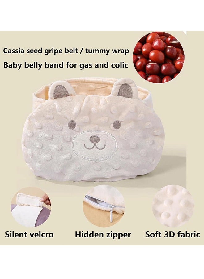 Baby Colic And Gas Relief Bellyband, Heated Tummy Wrap, Baby Swaddle Belly Protector Heated For Upset Stomach And Soothes Gas  - Image 4