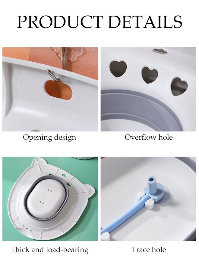 DUNISO Sitz Bath for Toilet Seat, Steam Seat with Irrigator, Foldable Postpartum Care Basin, Suitable for Pregnant Women, Perineum Treatment, Sitz Bath for Hemorrhoids, Soothing and Relieving Inflammation - Image 3