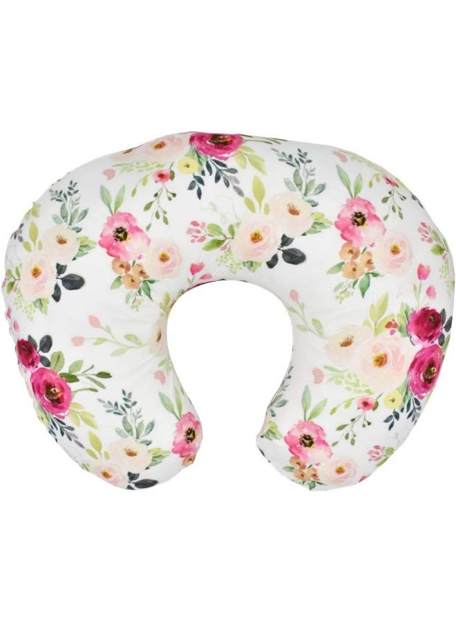 Little Jump Little Jump 2 Pack Floral Nursing Pillow Cover Slipcover for Breastfeeding Pillows, Soft and Stretchy Safely Breastfeeding Pillow Cover for Girl (Floral)  - Image 2