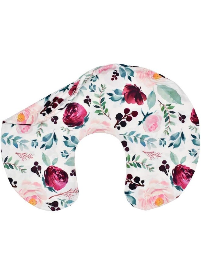 Little Jump Little Jump 2 Pack Floral Nursing Pillow Cover Slipcover for Breastfeeding Pillows, Soft and Stretchy Safely Breastfeeding Pillow Cover for Girl (Floral)  - Image 5