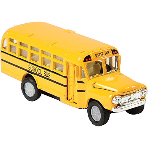U.S. Toy US Toy Die Cast Metal Toy School Bus, 5" - Image 1