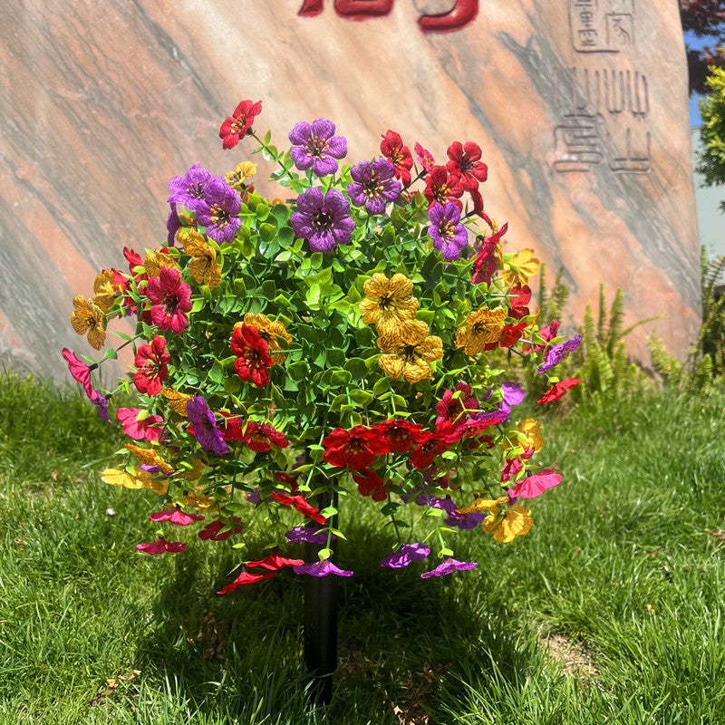 Artificial Eucalyptus Violet Flowers for Garden Decoration - Image 3