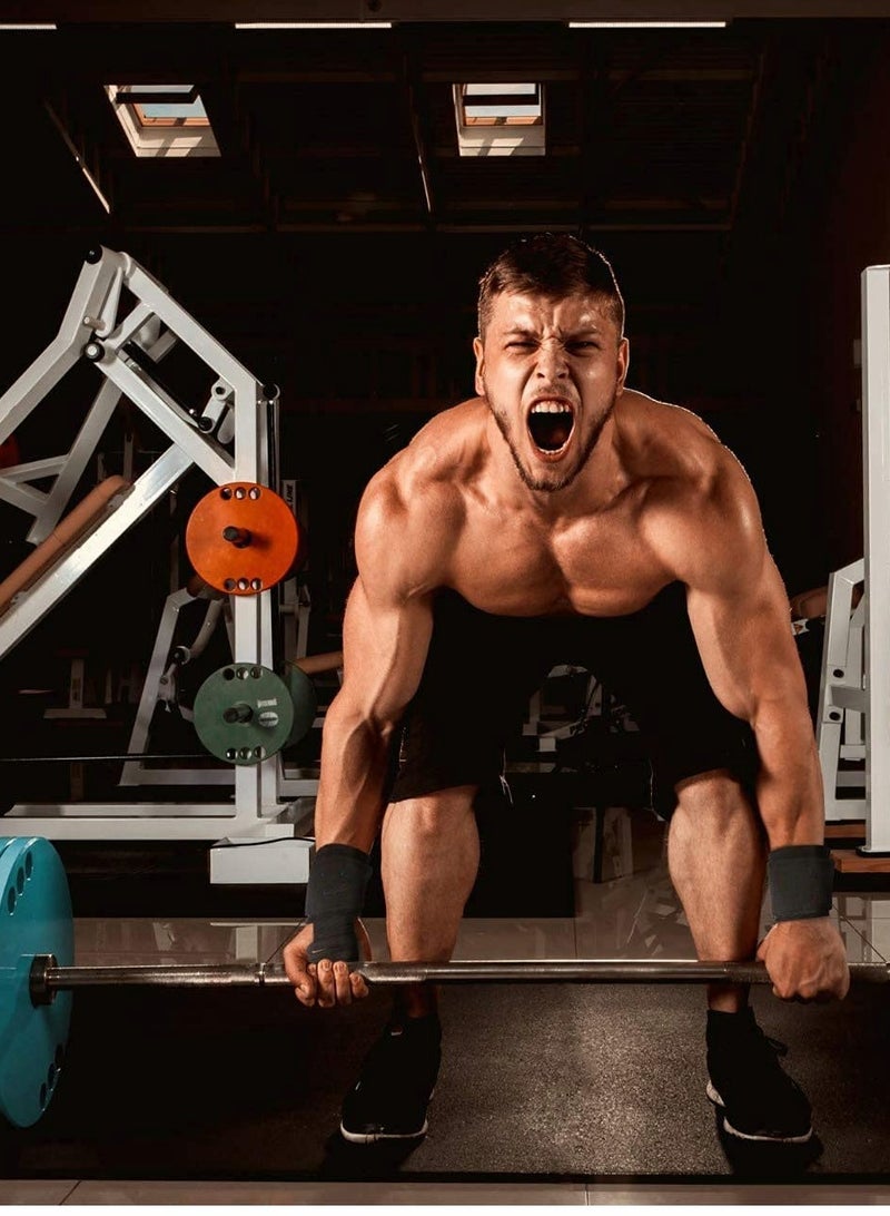 KASTWAVE Weight Lifting Hooks Grip Non-Slip Thick Padded Neoprene with Adjustable,Maximum Wrist Support, Lifting Grips - Image 4