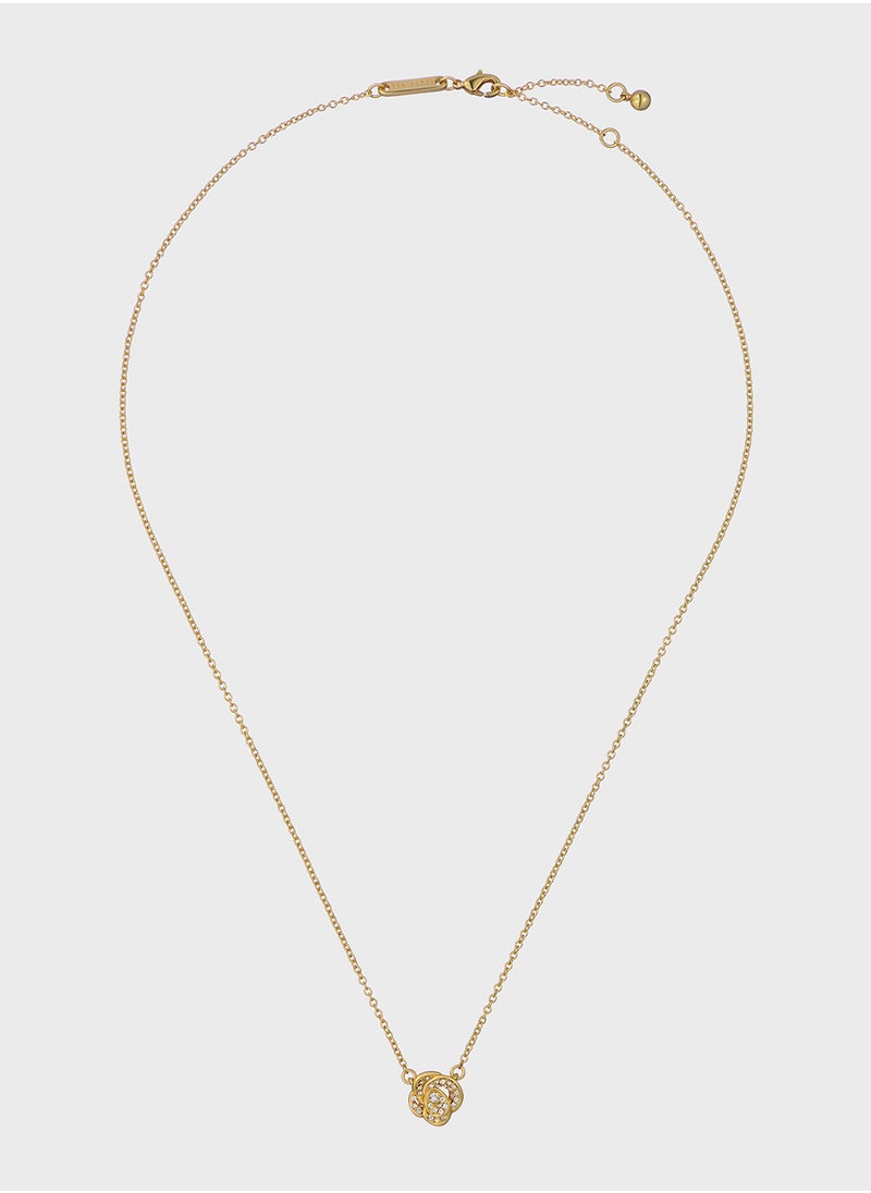 Ted Baker Crystal Flower Long Necklace  - Image 1