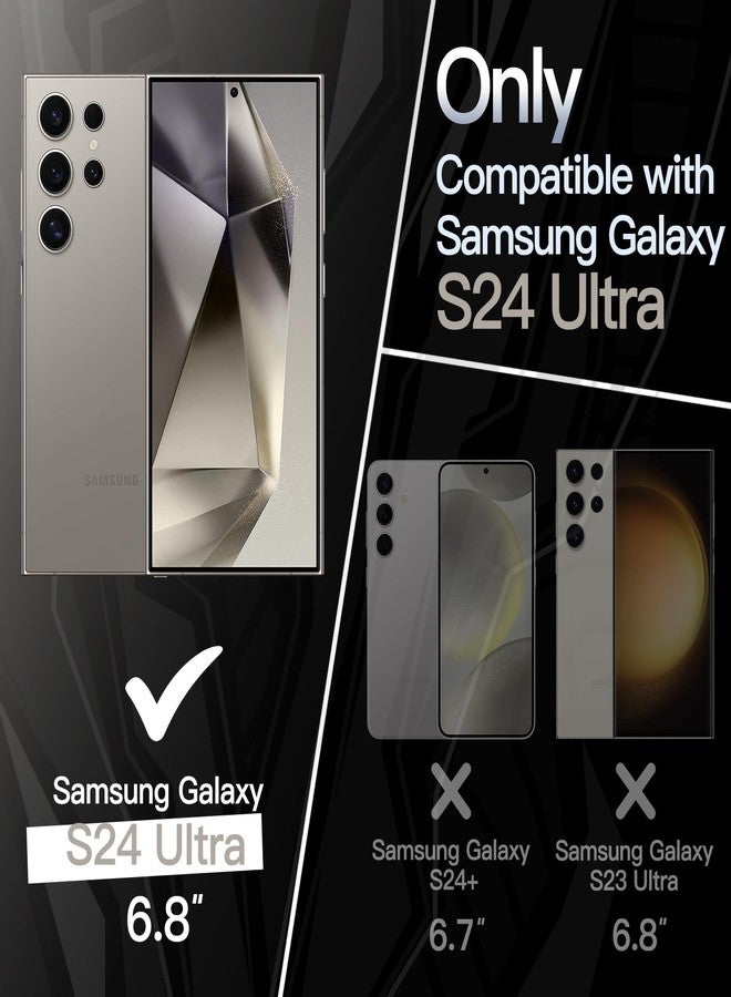 جي تيك جراب JETech Slim Fit لهاتف Samsung Galaxy S24 Ultra 5G (ليس لهاتف S23 Ultra)، حماية كاملة لعدسة الكاميرا، غطاء هاتف واقٍ رقيق من مادة TPU الناعمة بلمسة نهائية غير لامعة، مقاوم للصدمات (رمادي تيتانيوم) - Image 2