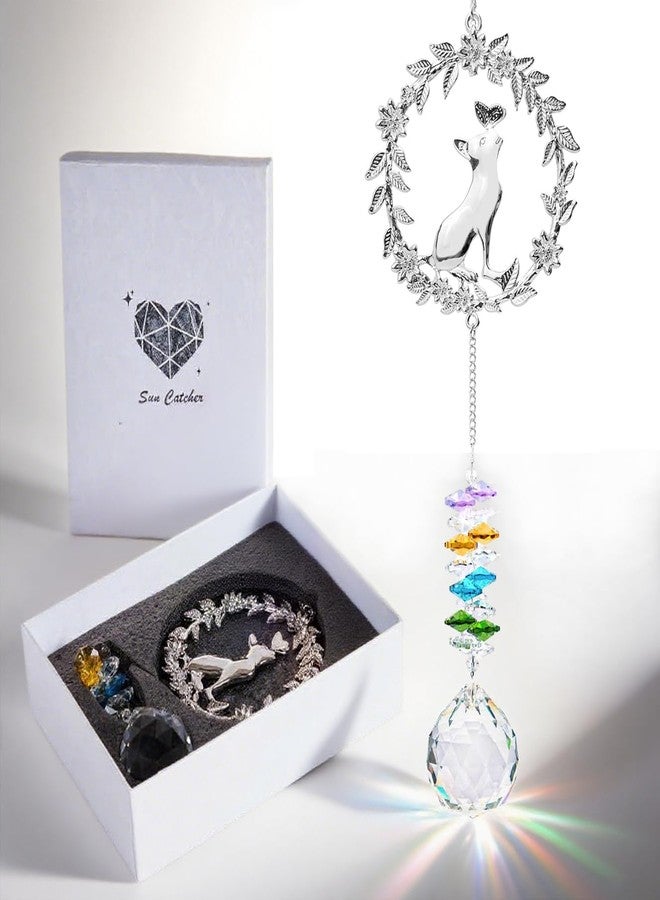 Pet Memorial Suncatcher - Dog Memorial Gifts for Loss of Dog, Cat Bereavement Gifts, Sun Catchers Indoor Window, Crystal Suncatcher for Cat Lovers, Garden Decor, House Decor - Image 1