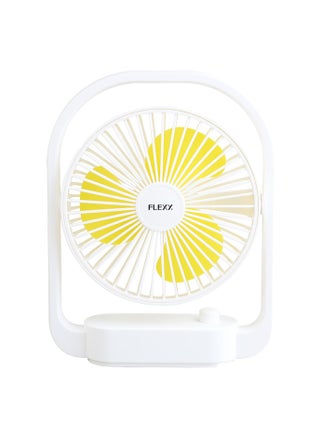 FLEXY Portable Mini Table Fan – 1200mAh 18650 Lithium Battery, 3.7V, USB Charging, 4-5 Hours Operating Time, 2-3 Hours Charging, Compact & Efficient Cooling Solution. - pzsku/Z03091A822B219886093EZ/45/_/1739031586/87267c0d-a691-4c57-9eba-805cd3ecc8b9